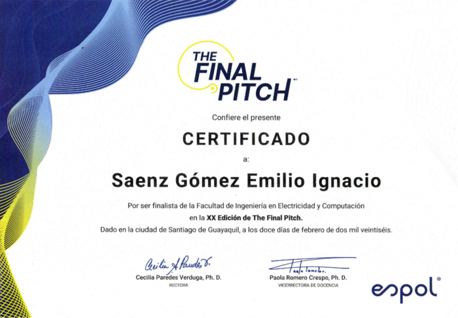 Finalista – 5 Min Pitch
